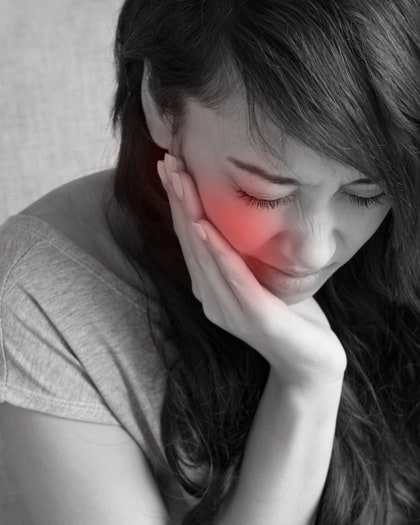 Female with Oral Pain